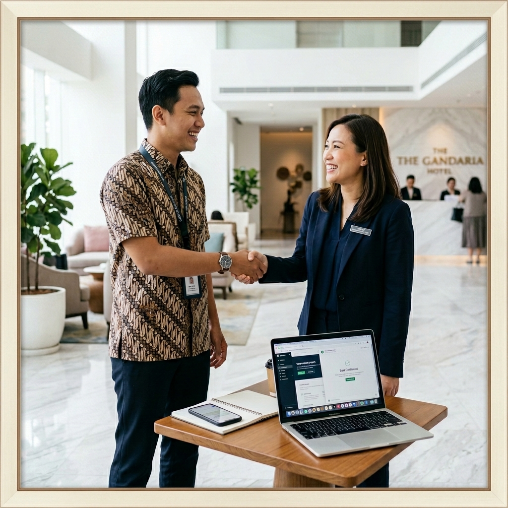 website professional dan modern untuk client kami