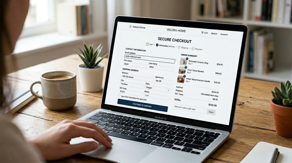Desain website e-commerce profesional dan responsif