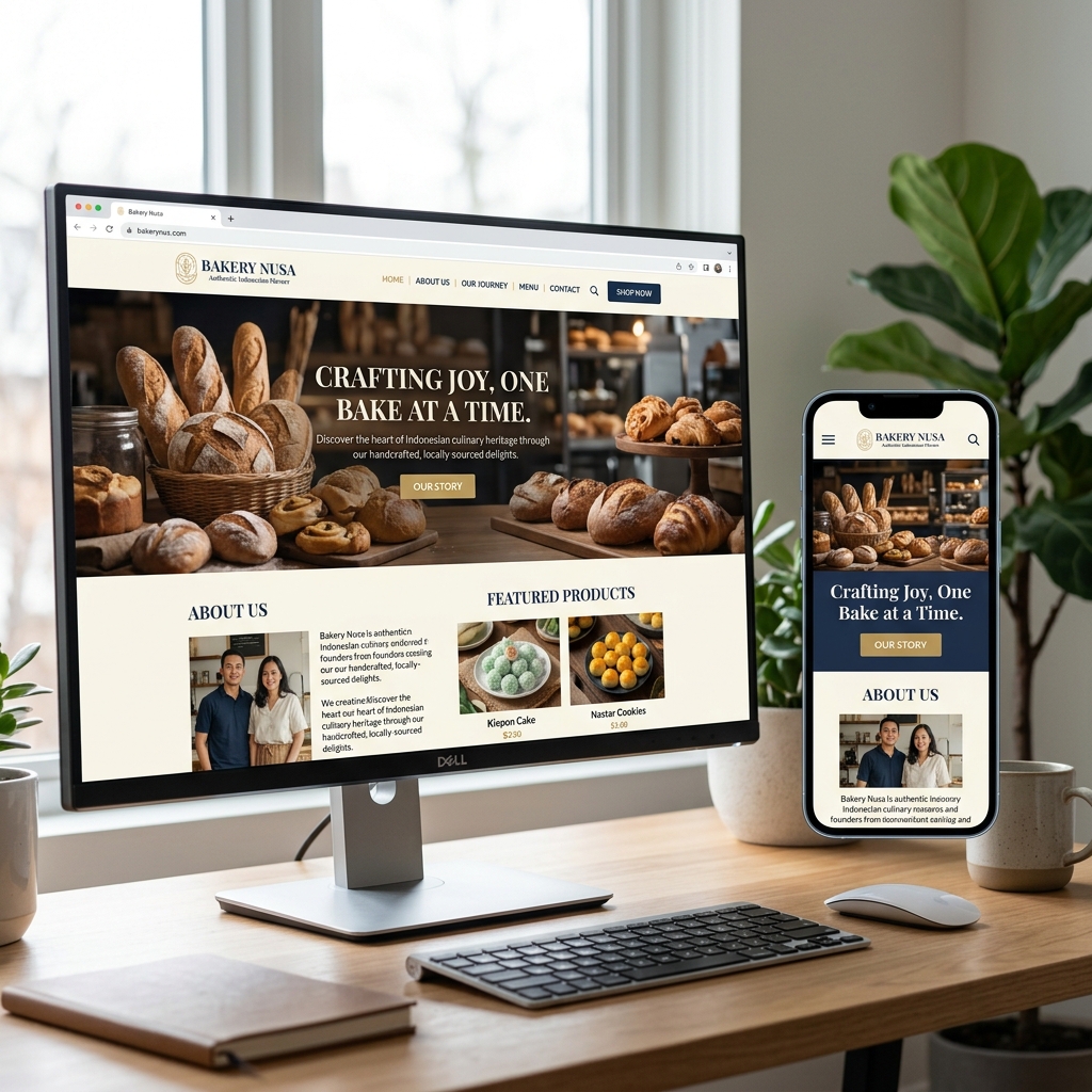 profile company bisnis dan UMKM website di bali